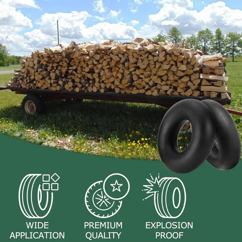 Tires For Lawn Mower Replacement Tire Inner Tubes Sturdy 2 Pieces Wear-Resistant Repair Accessories For Repairing Maintenance