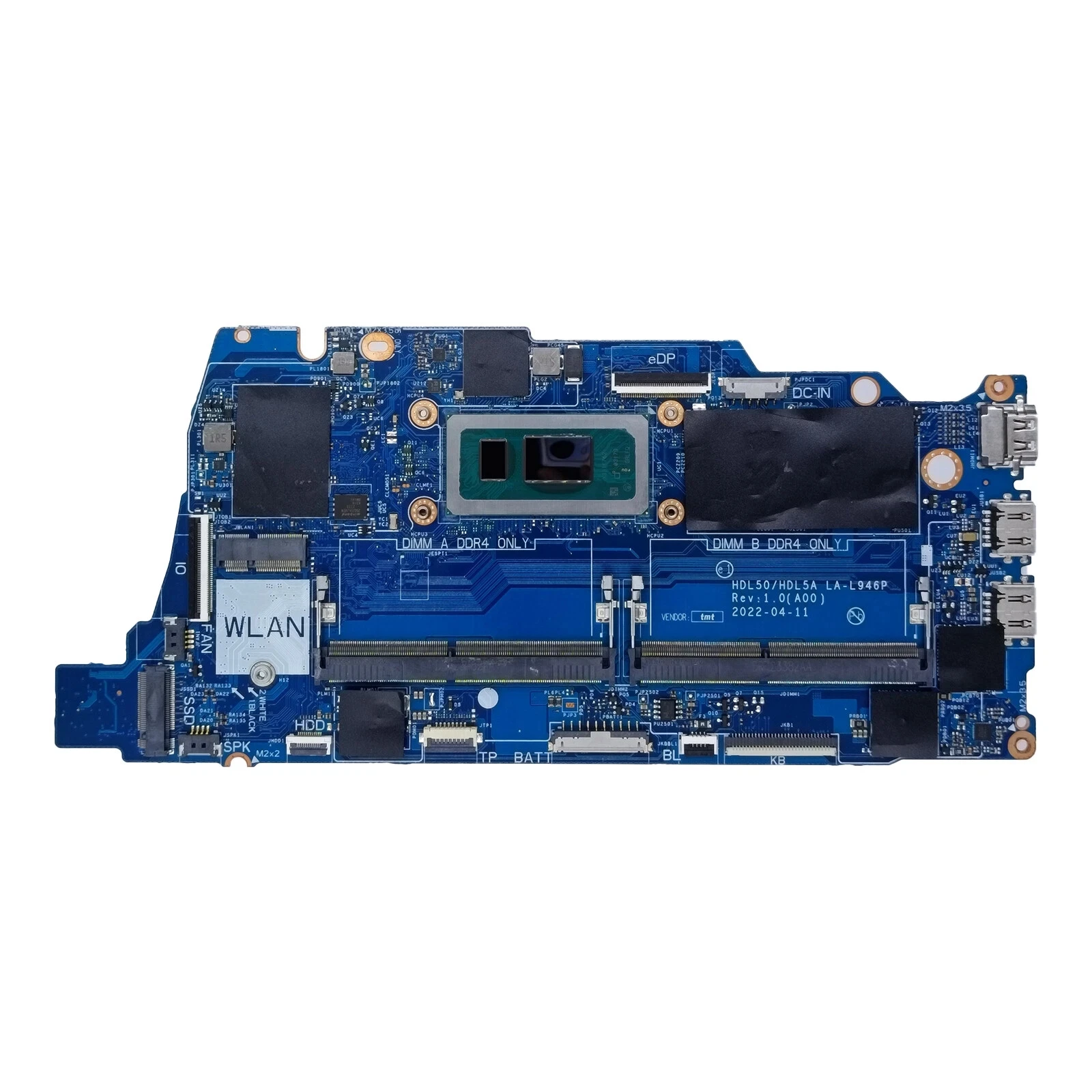 

04KDPM For Vostro 3420 Motherboard HDL50/HDL5A LA-L944P i5-1235U