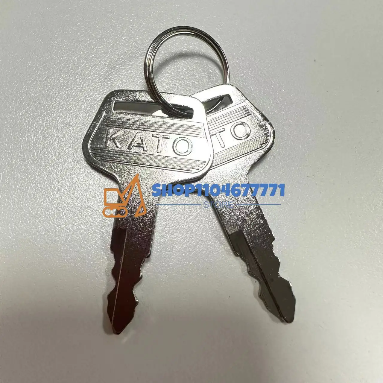 

10 PCS Heavy Equipment Keys 719-10306001 KV02 for Kato HD Series Excavators New