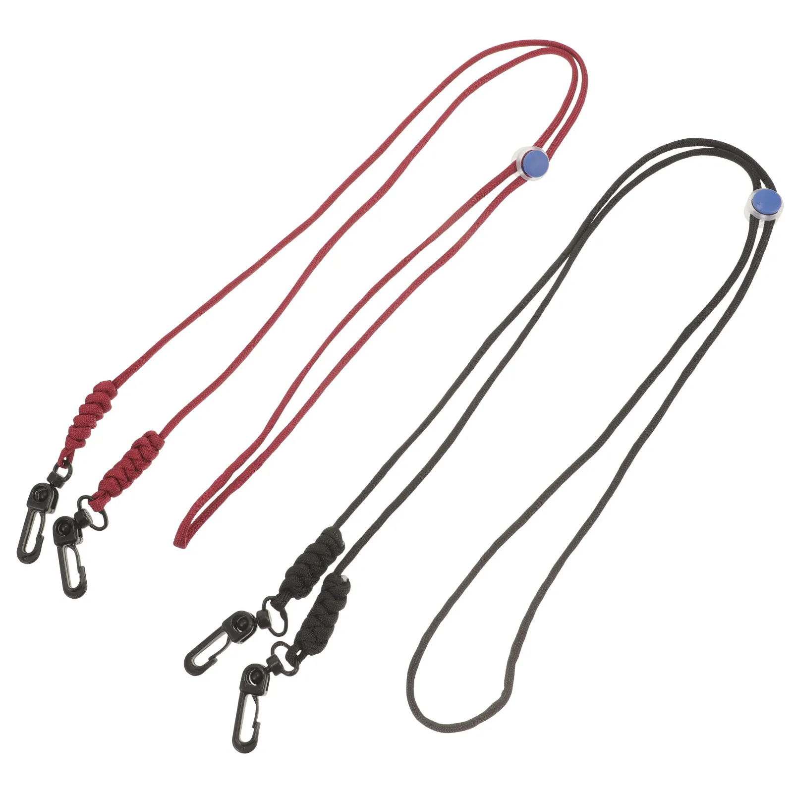 

2 Pcs Glove Clips for Adults Anti-lost Lanyards Neck Winter Gloves Portable Rope Mitten Mittens Ropes Straps