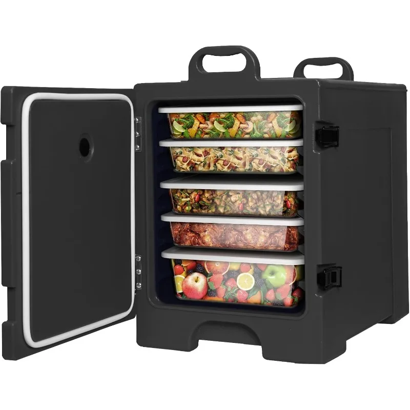 Scatole calde per catering, scaldavivande per catering 82QT, scaldavivande a scatola calda LLDPE porta padella per alimenti isolata impilabile