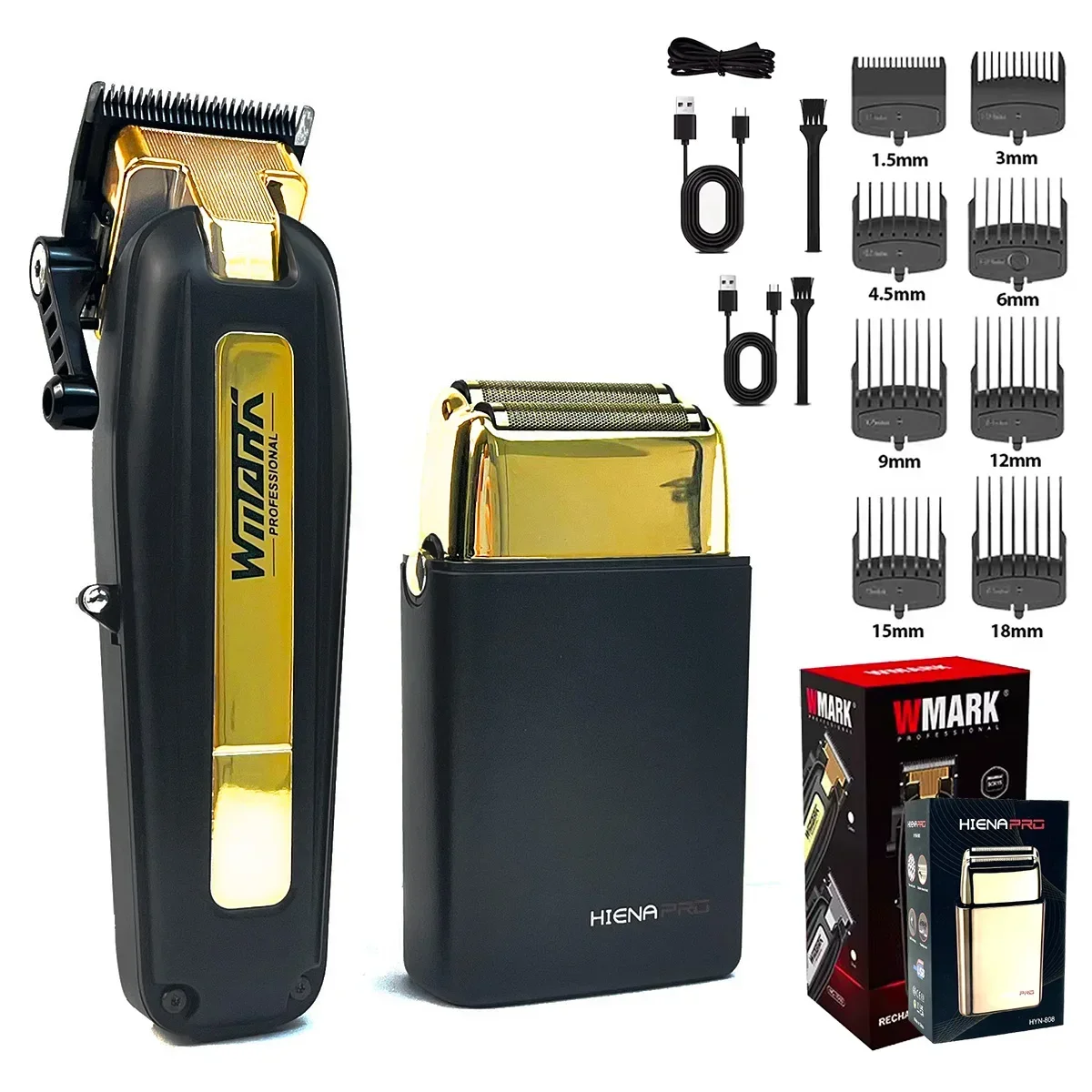 BRD808 WMARK NG-1060 7500RPM Barber Professional Hair Clipper Shaver Gradient High Power High Speed Trimmer Professional Hair