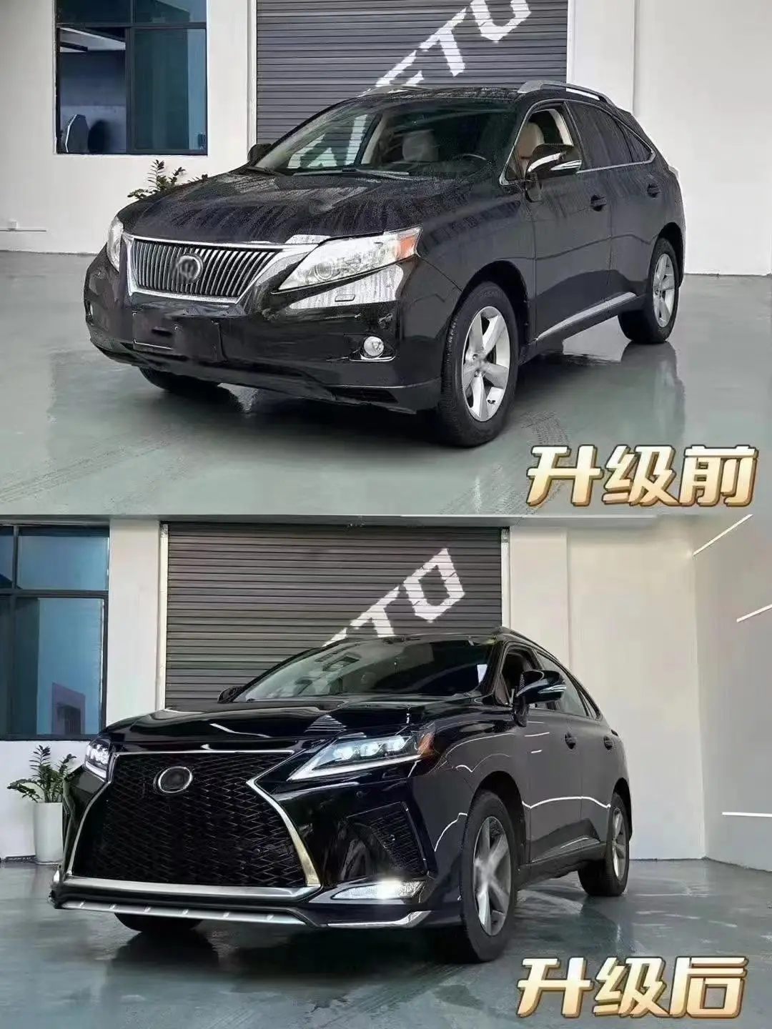 تعديل مصدات الإعداد 100% لكزس RX300 Rx350 Bodykit ترقية إلى 2020 LED المصابيح الأمامية الرياضة نمط مصبغة ل Rx350 RX27