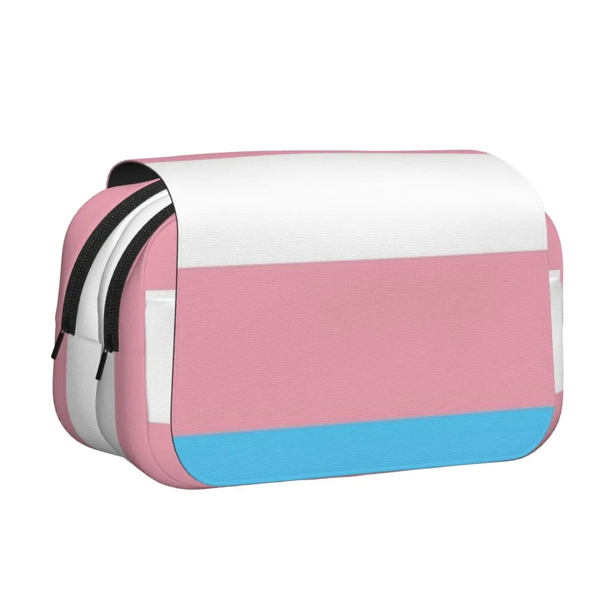 Transgender Flag Lgbt Pride Pencil Case Pen Holder Hard Shell Leather Big Capacity Pen Box Pencil Bag for Studen Gifts