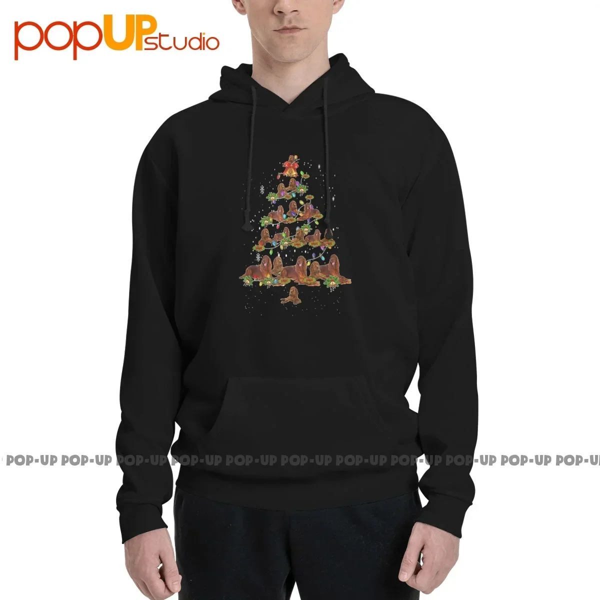 

Cute Irish Setter Dog Christmas Tree Decor Xmas Tree Hoodie Sweatshirts Hoodies Unique Hot Deals
