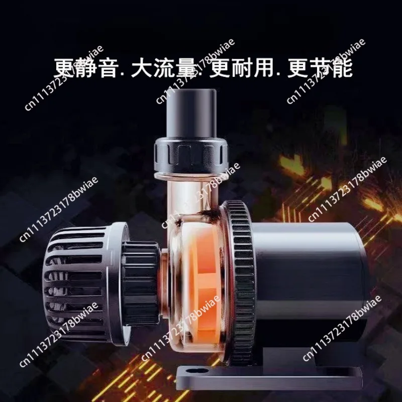 Aquarium variable frequency water pump - ultra-quiet submersible sump pump for pond filtration and circulation