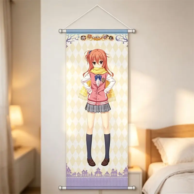 VIKAMA Little Star Scroll Wandteppiche, Anime-Wandteppich, Wandbehang für Wohnzimmer, Schlafzimmer, Arbeitszimmer, Eingangsbereich, Heimdekoration – Detail 2