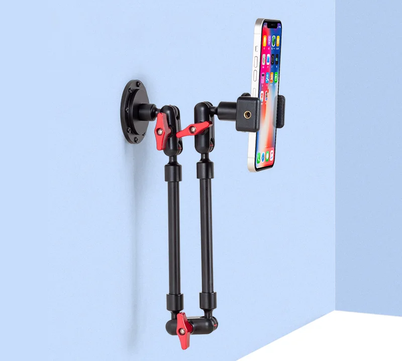BFOLLOW 32 "22" Smartphone-Halterung magischer Arm für Kamera artikulierte flexible Wand halterung Schreibtisch klemme Tablet Webcam Gopro Ständer – Detail 18