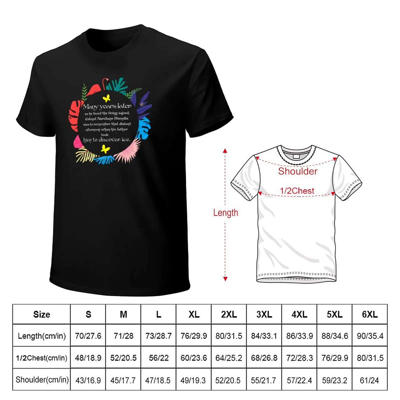 Many Years Later, One Hundred Years Of Solitude Quote T-Shirt t shirt custom print T-Shirt