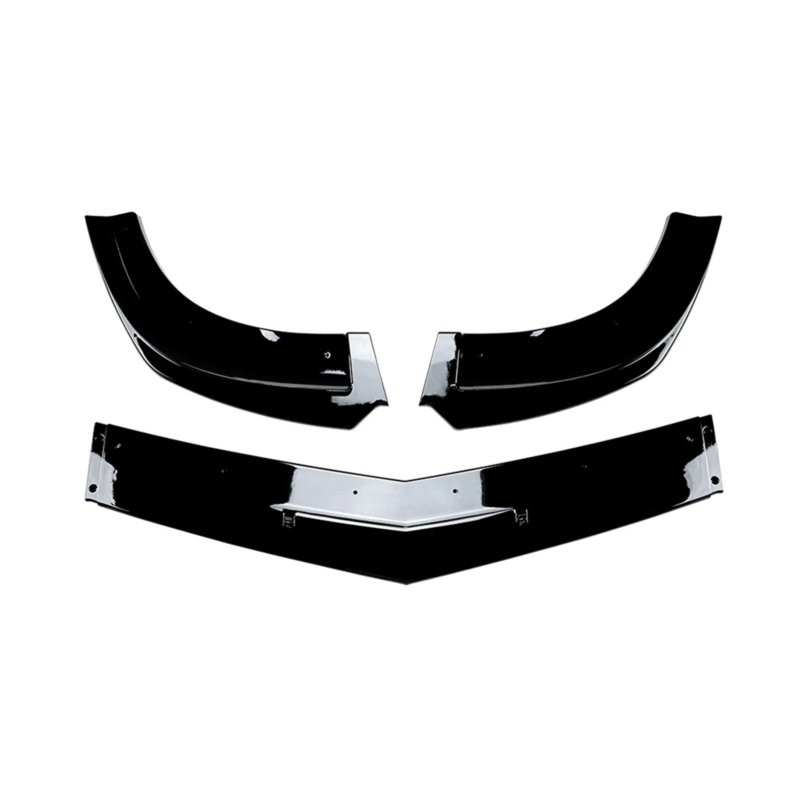 Front Lip Spoiler Lower Splitter Guard For Mercedes Benz W204 C Class C63 AMG Sedan 4 Door 2012-2014