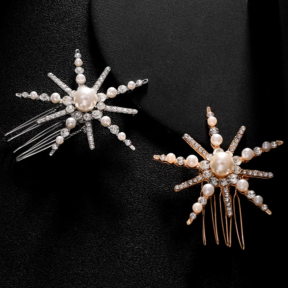 مشط شعر عباد الشمس على شكل عنصر ساخن لحفلات الزفاف، مزاج الأميرة الأنيق، شعر العروس المضفر، أغطية رأس عصرية لحفلات الزفاف