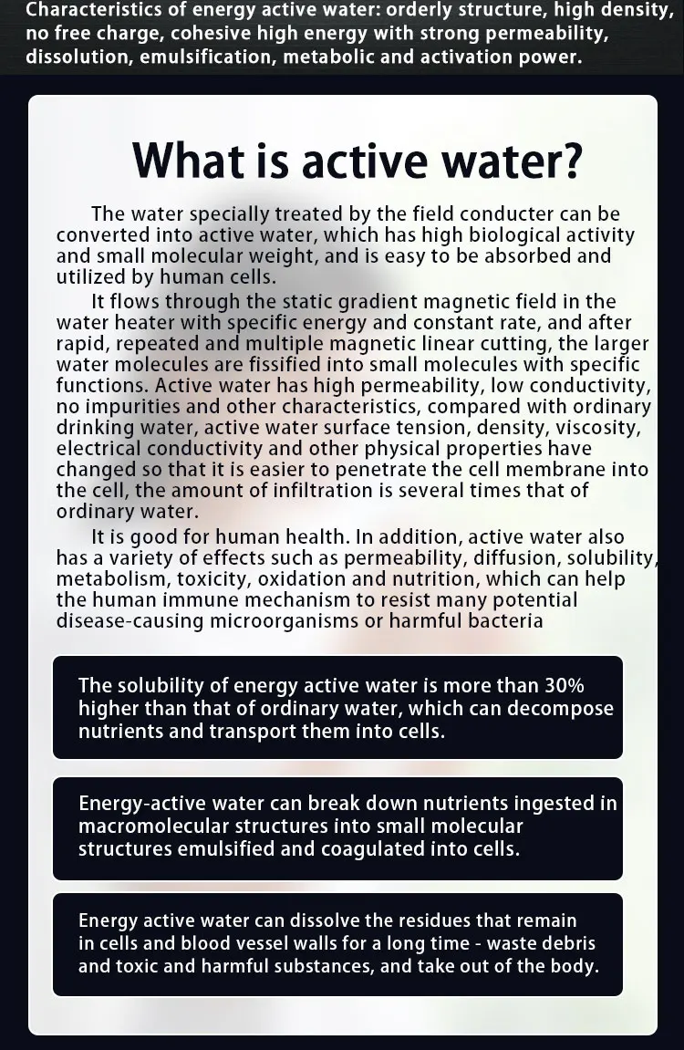 Smart Terahertz Upgrade 4-Modi-Wassermaschine, tragbares Wasserstoffreiches Wassergerät, Iteracare, Heimgebrauch, Gesundheit, kleines Molekülwasser – Detail 6