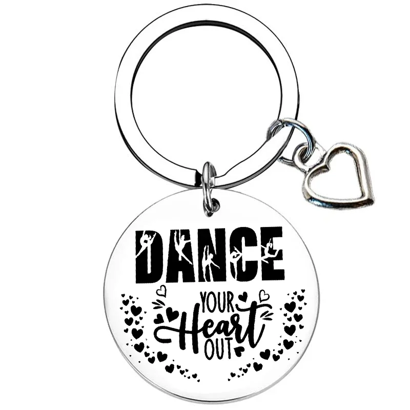 Dance Teacher Appreciation Keychain Dance Team Birthday Gift Key Rings