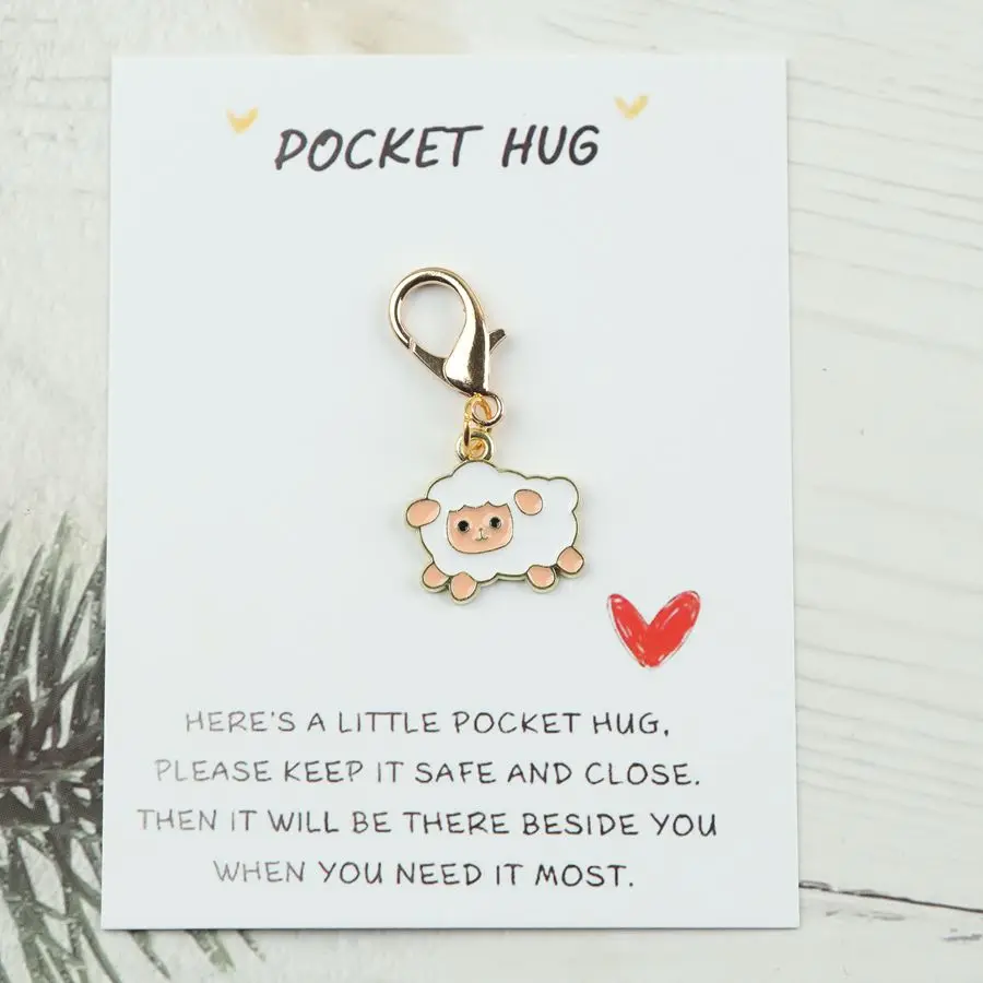 4pcs/8pcs Set of Cute Animal Keychain Sets Featuring Adorable Designs of Rabbits, Tigers, Monkeys, and Lambs, Making Them an Ide