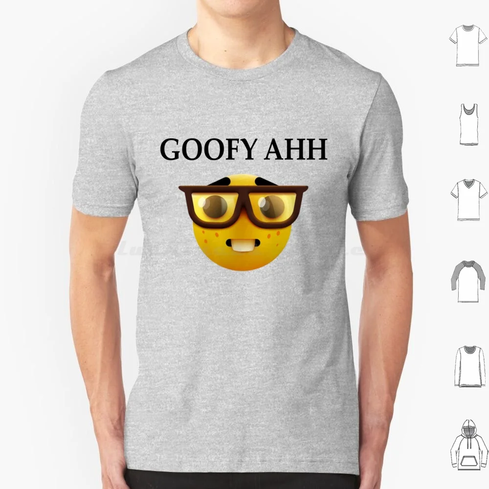 Ahh , With Text T Shirt Cotton Men Women Diy Print Ahh Ahh Ahh Meme Nerd Ahh Nerd Ahh With Text