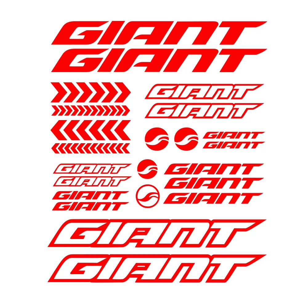 12pcs for Giant Stickers Sticker  Stickers Bicycle Wheel Frame Frame Decal