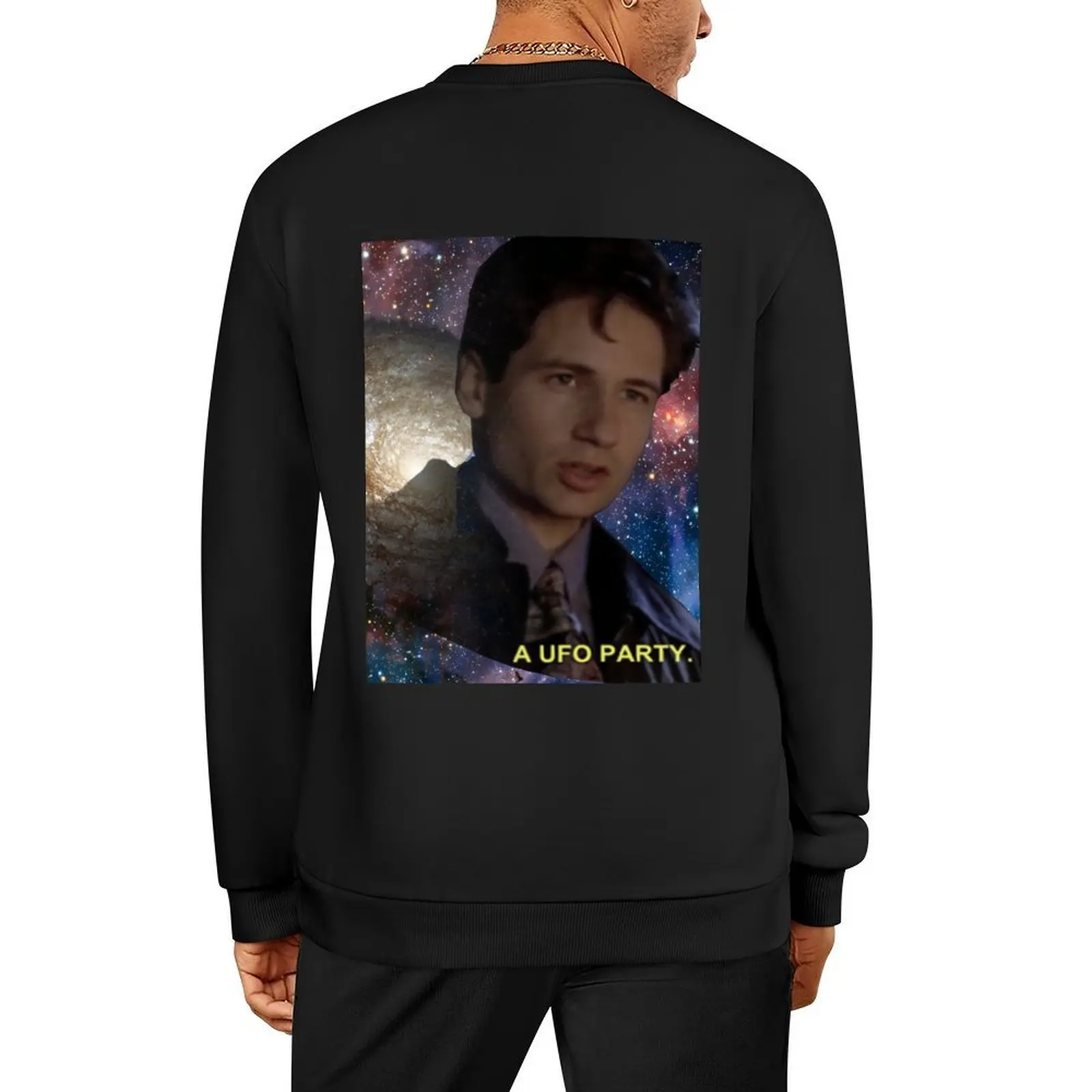 

Spaced Out Mulder Pullover men wear winter clothes male clothes mens clothing new in sweatshirts