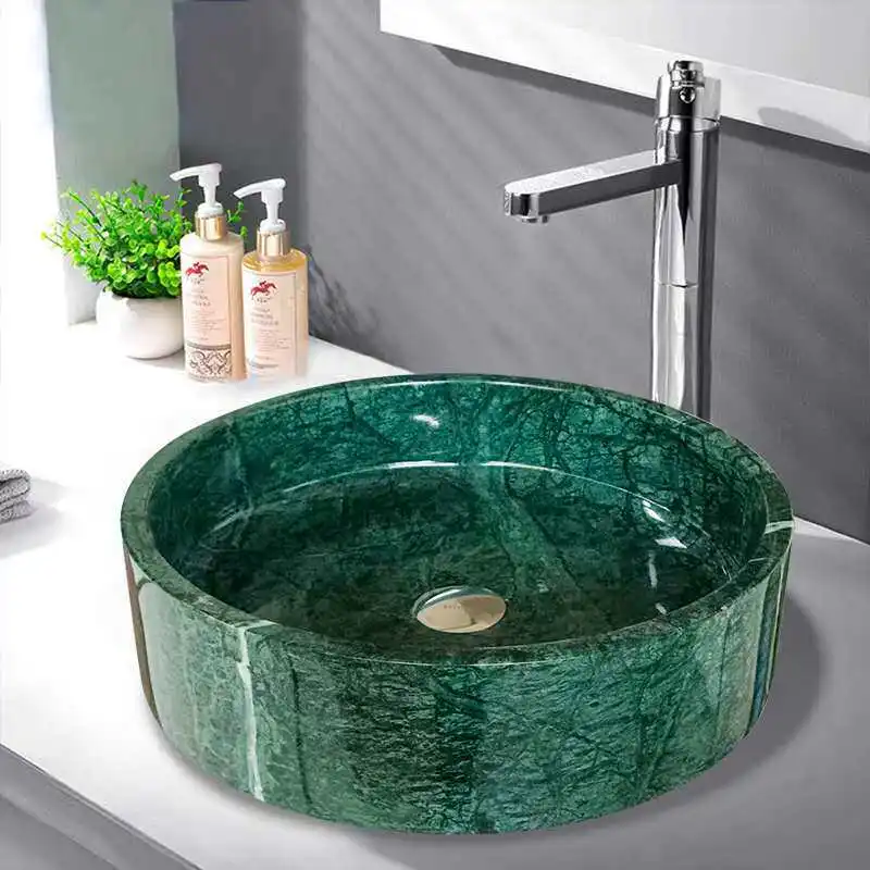 

Настраиваемая круглая раковина из натурального мрамора для ванной комнаты в отеле, простая круглая раковина, дизайнерская раковина, круглая раковина для дома