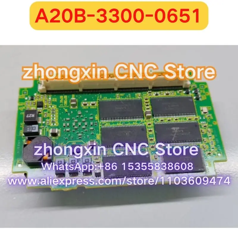 Used A20B-3300-0651 System host CPU card circuit board Function test OK, Fast shipping