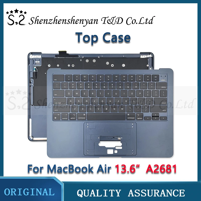 2022 New A2681 Topcase Midnight Starlight Grey Silver Gold Blue for MacBook Air 13.6