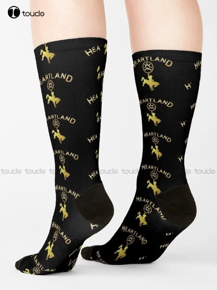 Hl Ranch Amber-Marshall Heartland Ranch Horses Socks Socks For Boys Christmas New Year Gift 360° Digital Printing Streetwear