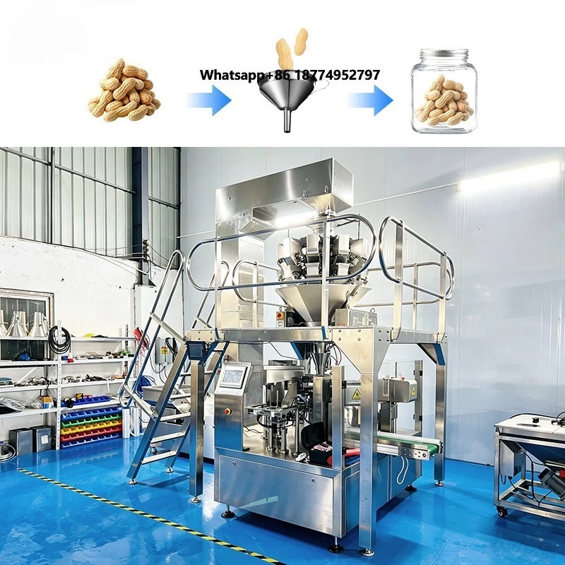 Quality Control Agricultural Seed Packing Machine Pet Food Granule Filler