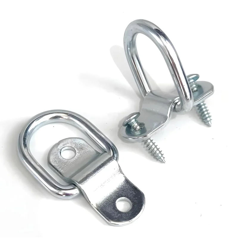 Heavy Duty Steel D Rings Tie Down Anchors 1/4