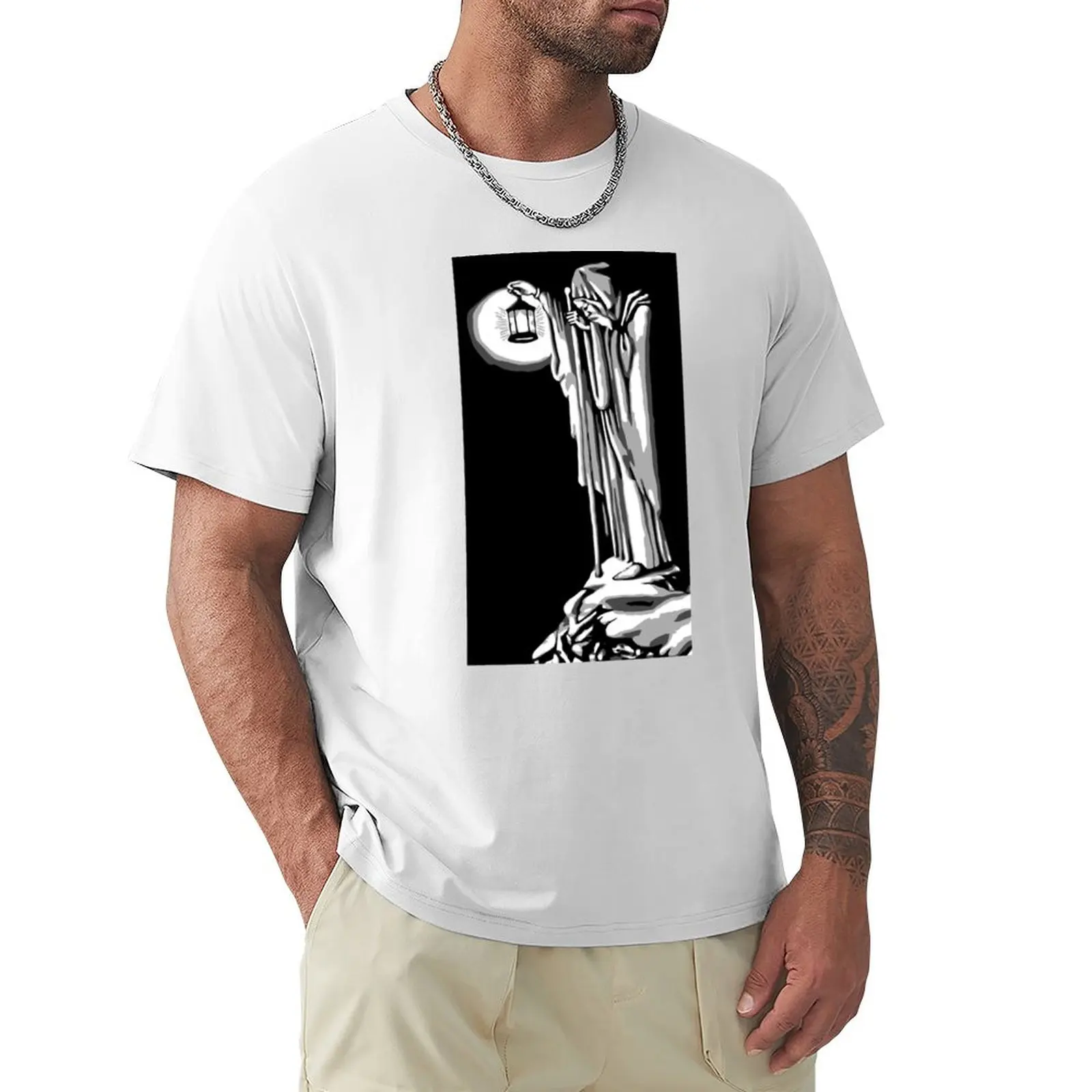 Most relevant Z-E-P-P logo tarot T-Shirt Short sleeve tee oversizeds T-shirt men