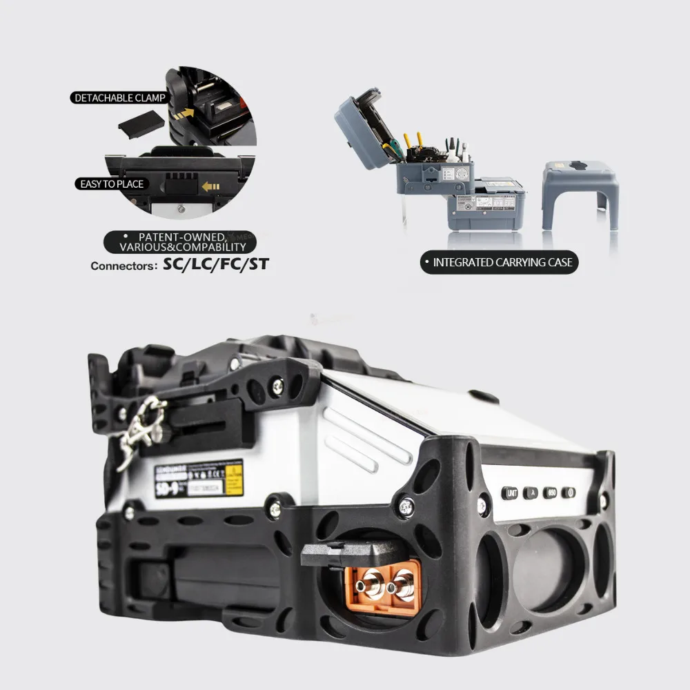 Fusion Splicer 6 motori ARC Splicing Hine con funzione misuratore di potenza VFL Touch Colors Screen
