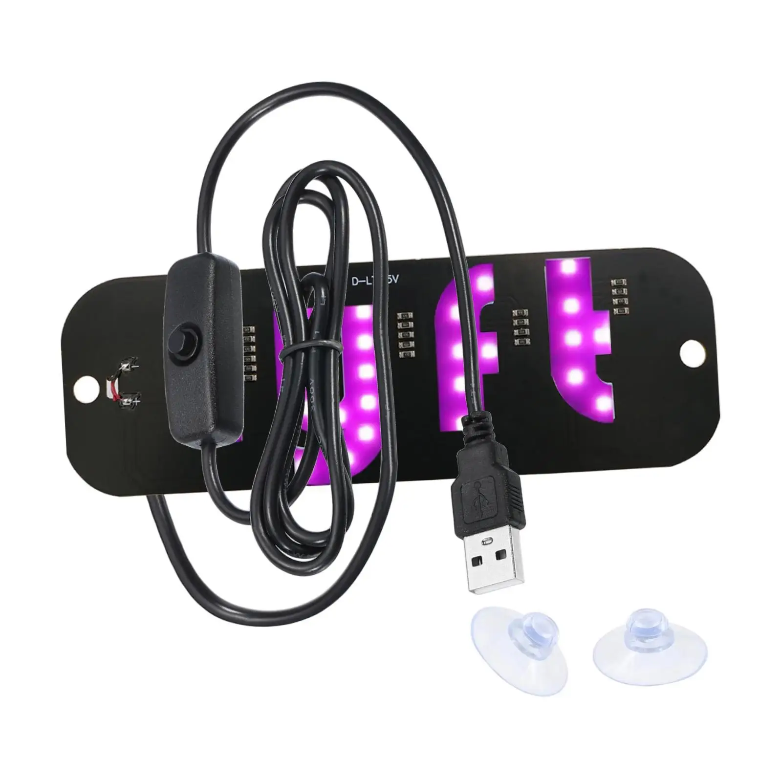 

LED Sign for Car Display Car Window 5.5"x2.5" Decoration Multifunctional LED