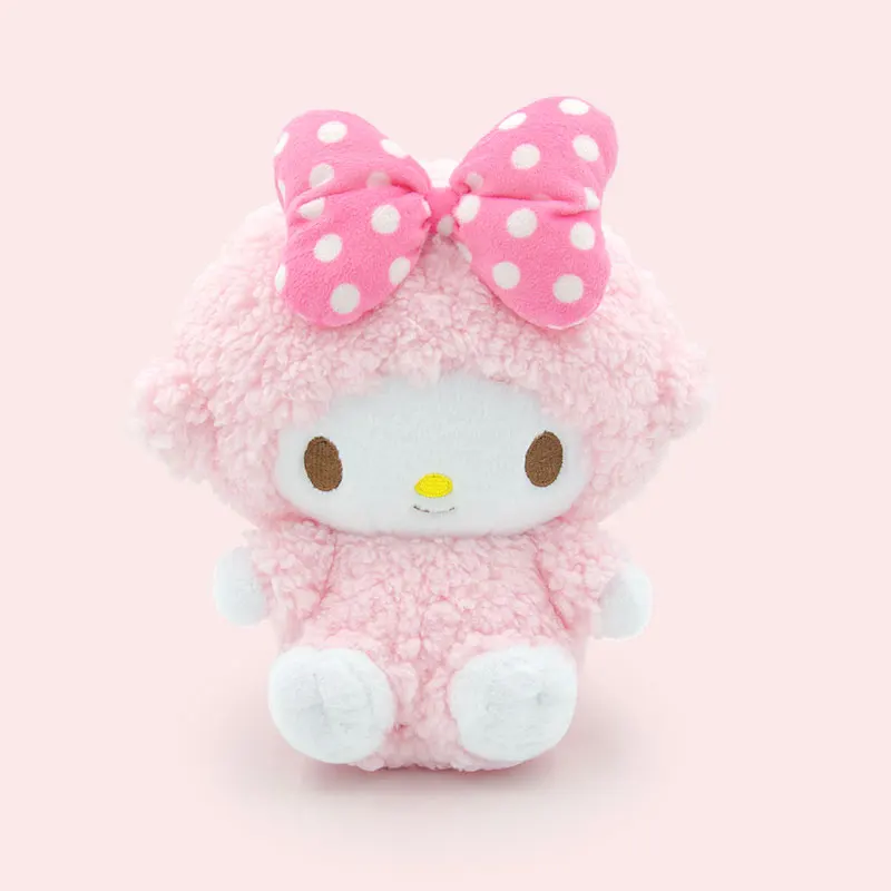Sanrio Piano Series Little Lamb Plush Cartoon Doll Kawaii Toy Marumofubiyorie Backpack Keychain Doll Bag Pendant Christmas Gift