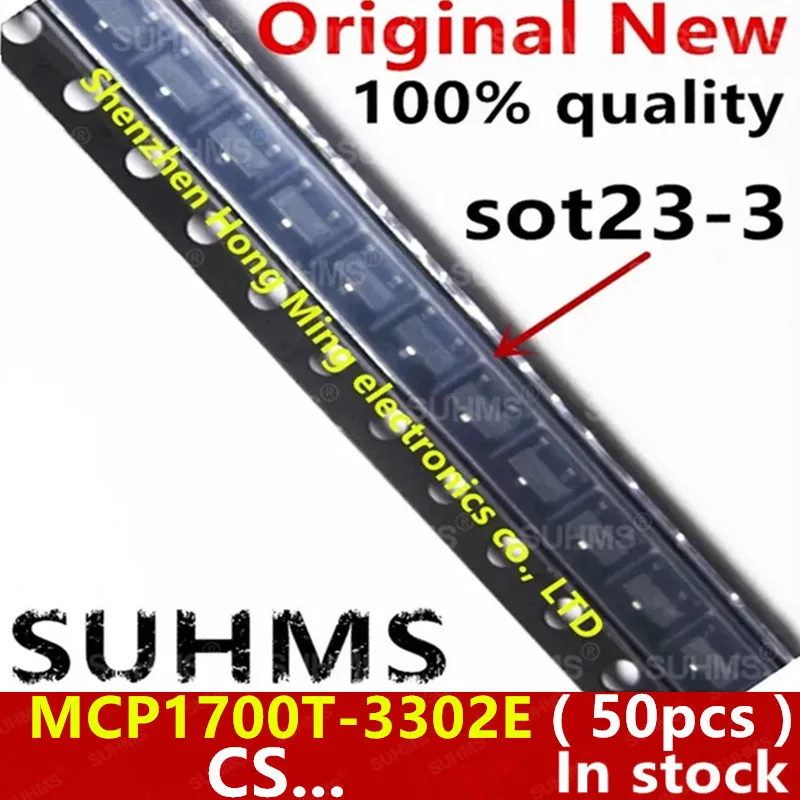 (50 stück) 100% neue MCP1700T-3302E mcp1700t mcp1700 cs... sot23-3 chipsatz