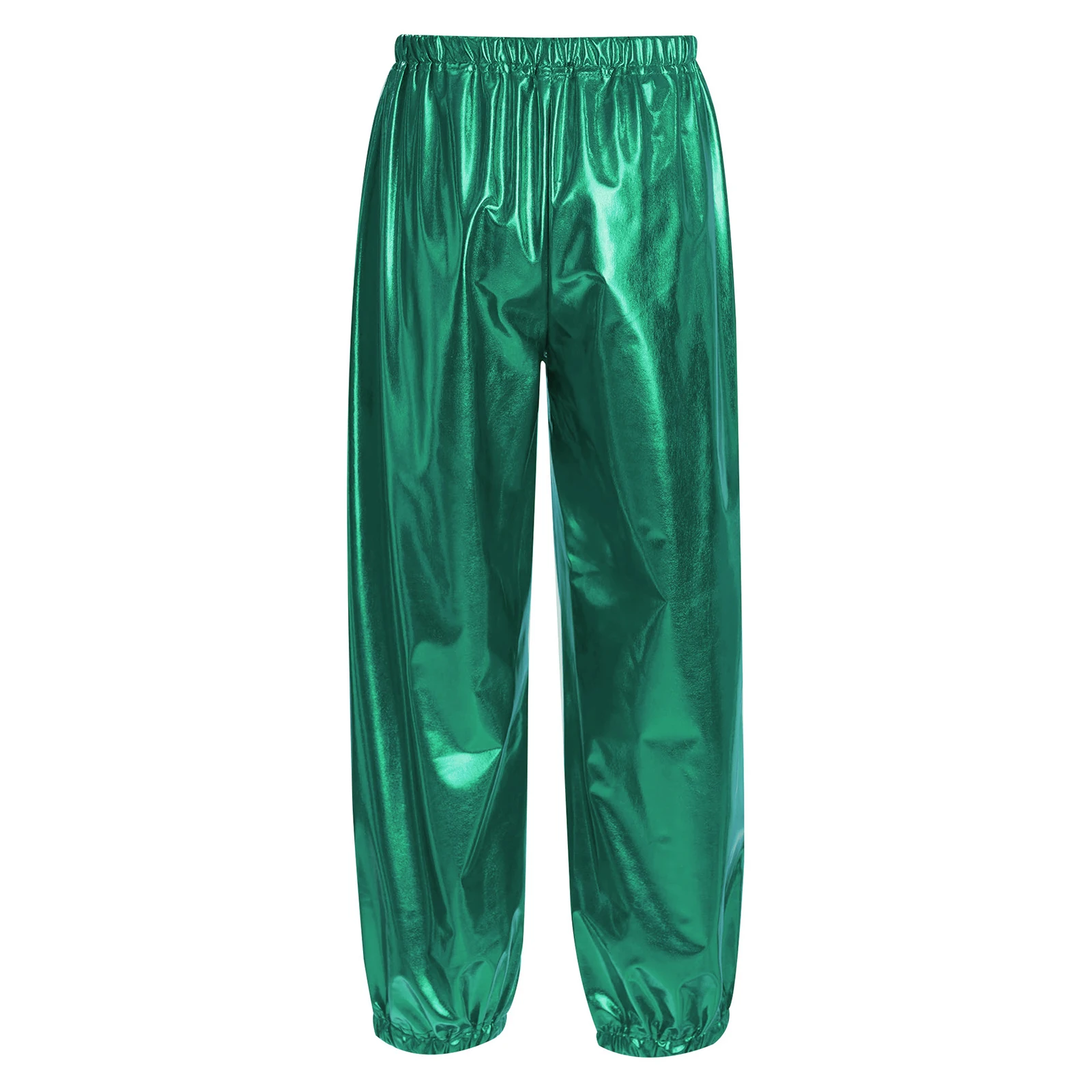 الفتيات الفتيان الهيب هوب 60s 70s ديسكو الزي تي شيرت + السراويل الاطفال الجاز ملابس الرقص الحديثة لامع الرقص أداء الحفلات زي #5