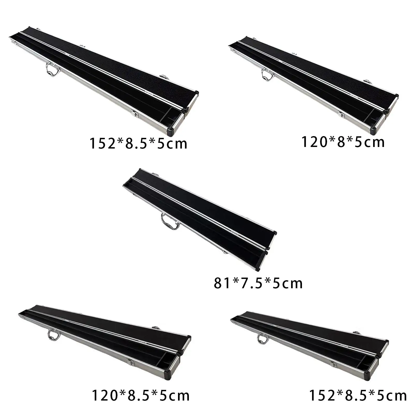 

Billiards Cue Stick Hard Case with Aluminum Shell Snooker Equipment Storage Box for Pool Cue Protection