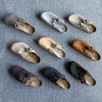 The popular style is here! Women's casual shoes with genuine cowhide leather and a cork midsole footbed.