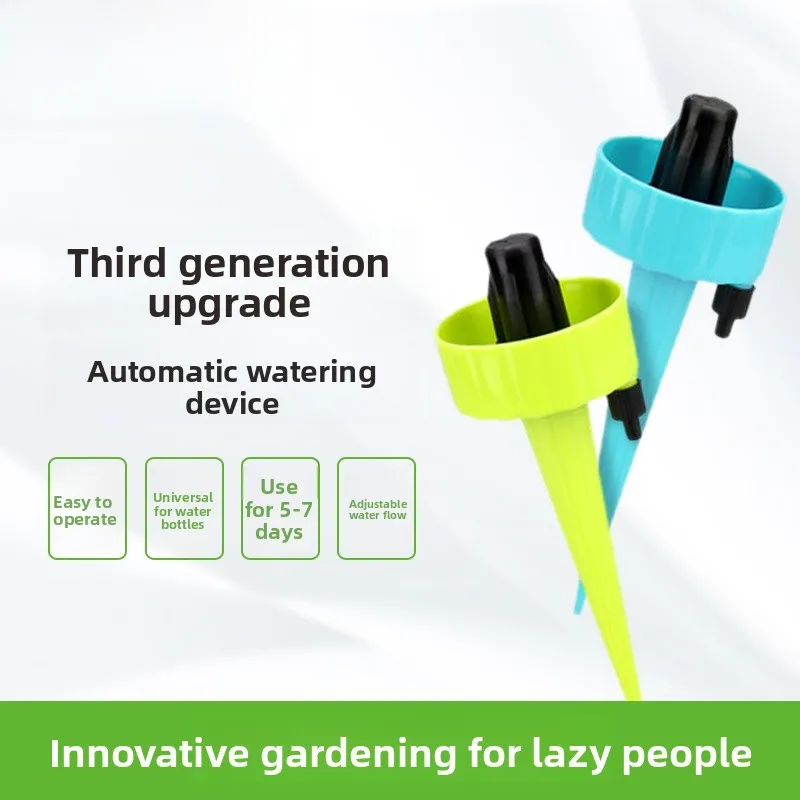 

Auatic Drip Irrigation System Home Garden Outdoor Plant Watering Device Adjustable Flow Rate Timed Drip Feeder Lazy Man's ...