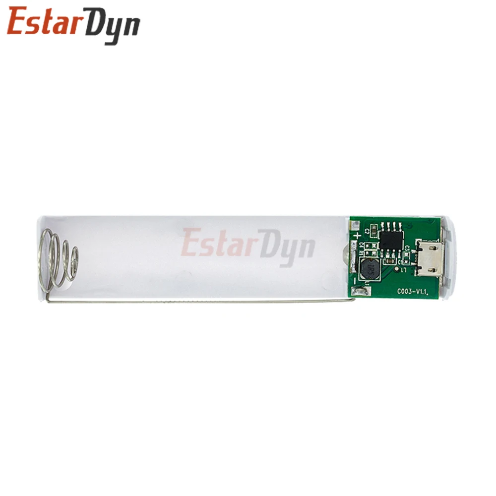 Estardyn Metal Power Bank DIY Kit Storage Case Box Free Welding Suit 1X 18650 Battery 5V 1A USB External Charger