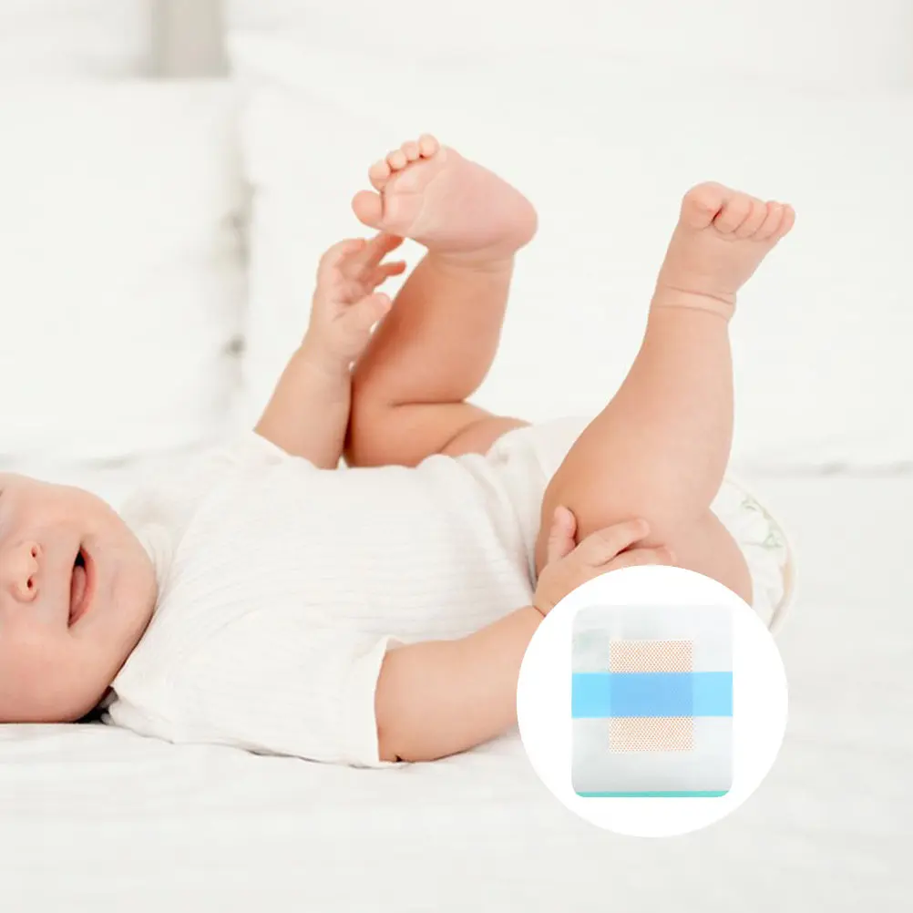 50Pcs Waterproof Breathable Baby Navel Sticker Set for Newborn Umbilical Cord Protection Swimming Bathing Eczema Prevention