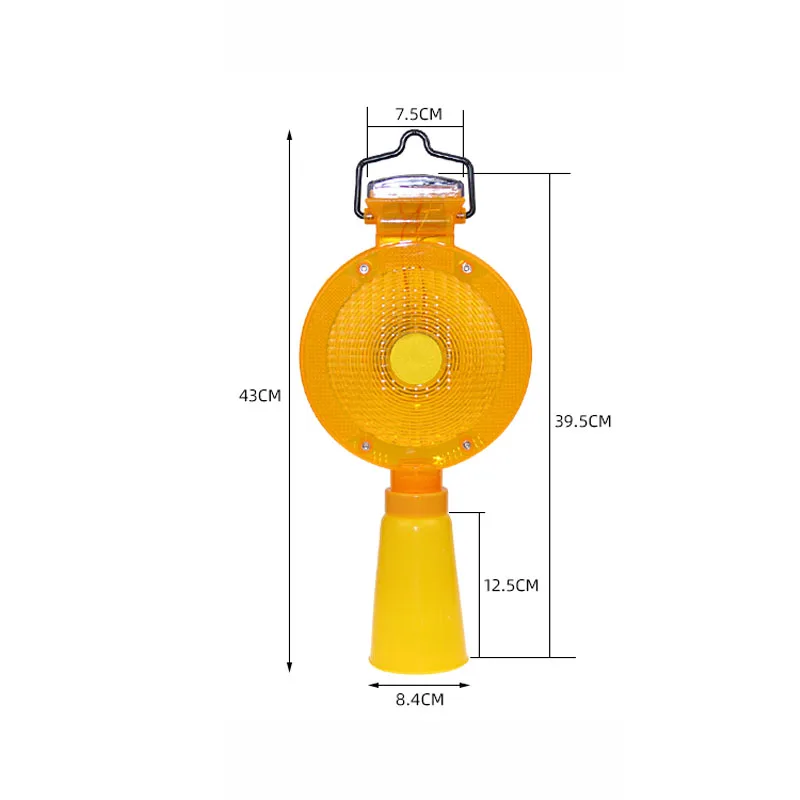 LED nocne światła ostrzegawcze długi na baterie życie słoneczna budowa dróg duże płaskie światła barykady światła stożkowe