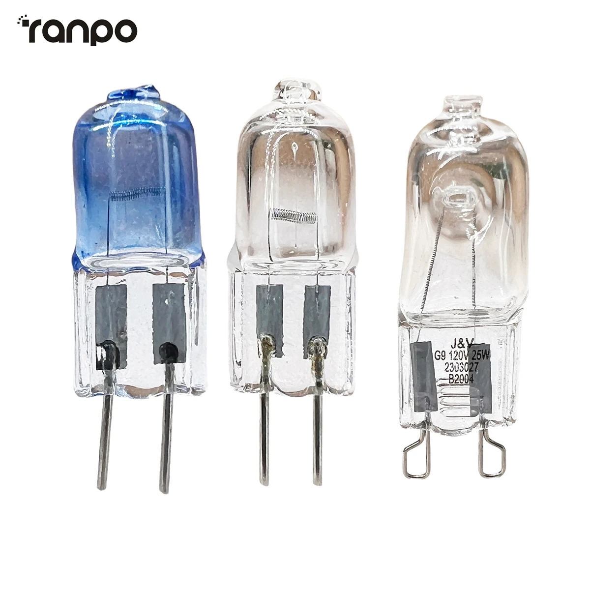 

10Pcs Mini G4 G5.3 G9 Halogen Light Bulb JC Type DC 12V 220V 20W 28W 35W 40W 60W For Crystal Chandelier Capsule Lamp Warm White