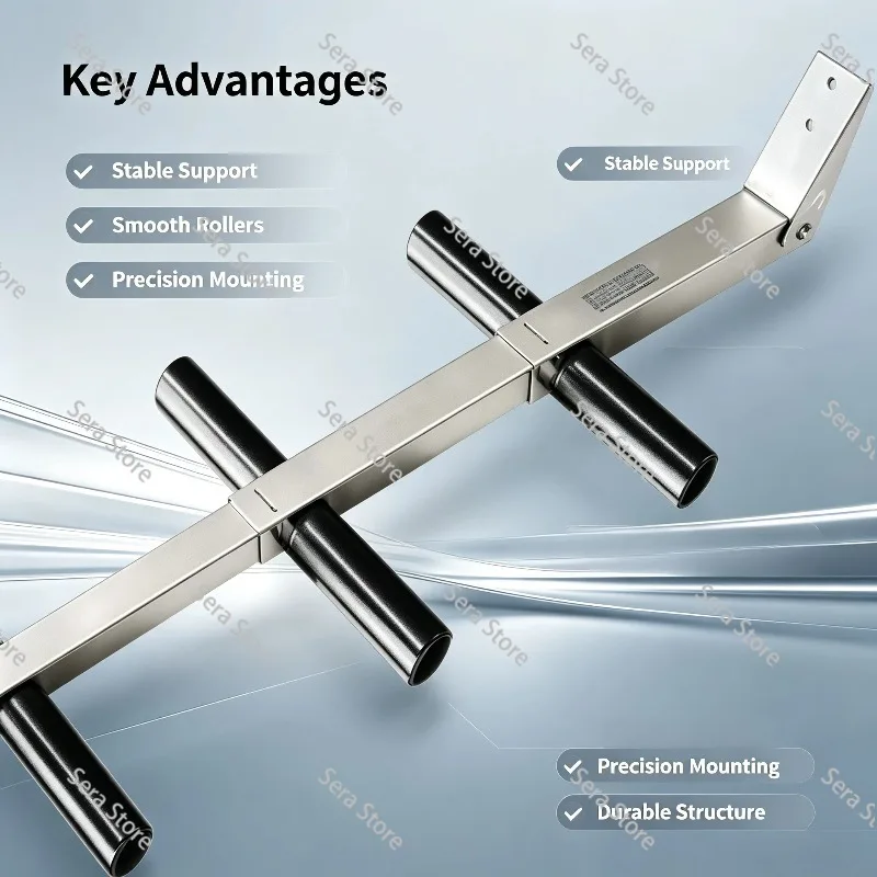 Three or Four Telescopic Stainless Steel Ladders, Special Telescopic Boarding Ladders for Yachts and Motorboats, Ship Hardware