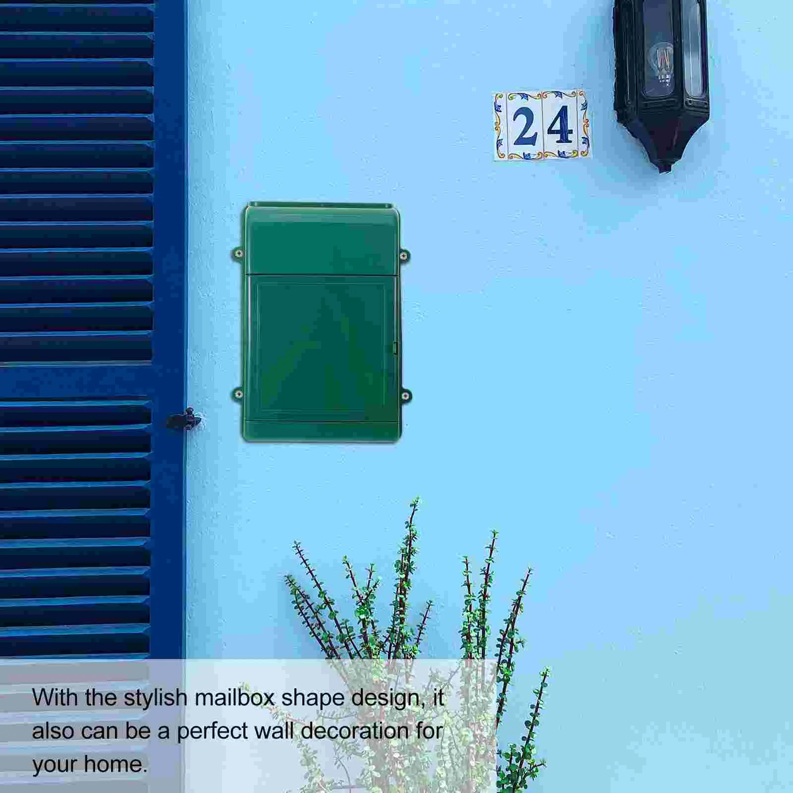 Cassetta postale Cassette postali a muro Custodia per montaggio Casa Appartamento Ufficio suggestion in plastica stile semplice