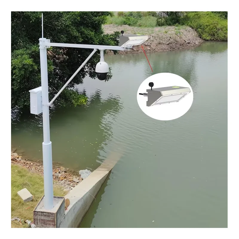 OPEN CHANNEL FLUME RESERVOIR RIVER RADAR FLOW VELOCITY METER SENSOR