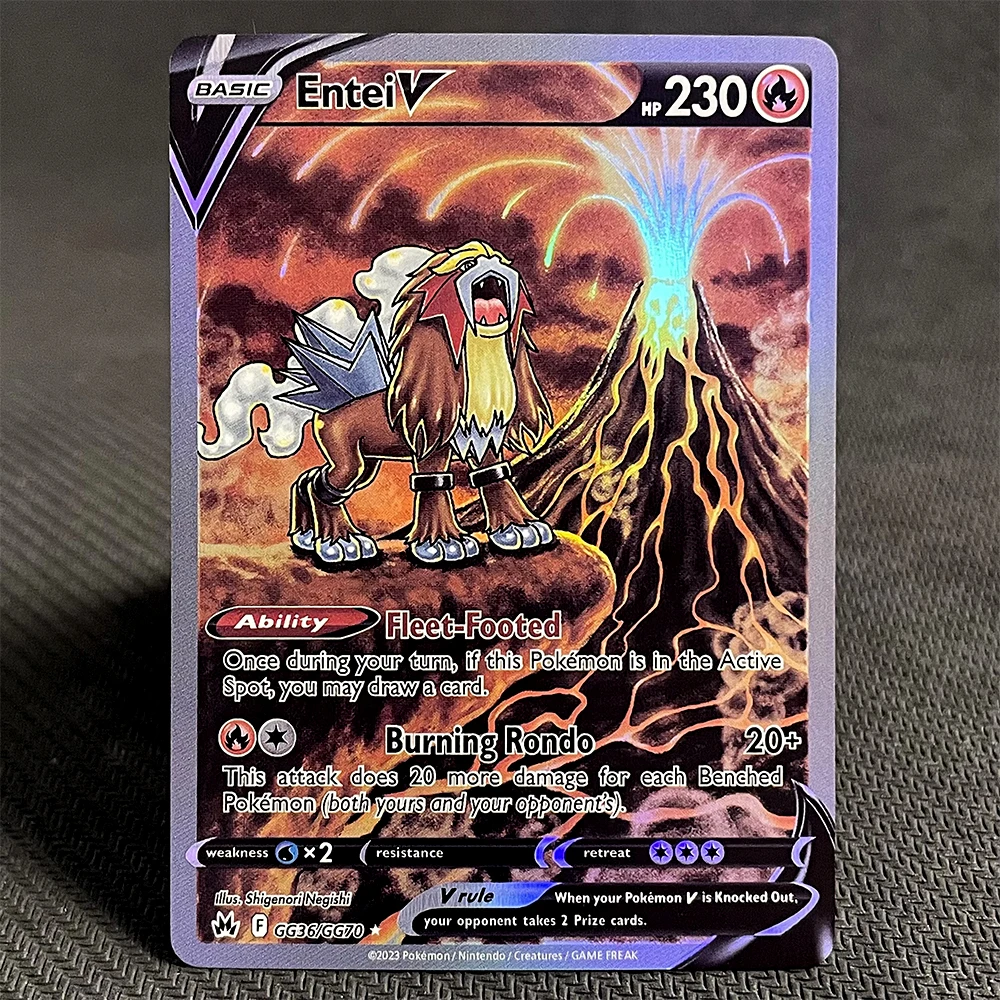 pokemon cards proxy V Series Blissey/Celebi/Garchomp/Entei/Giratin/Jolteon Rainbow pokémon Cards PKM Collectible Trading Game