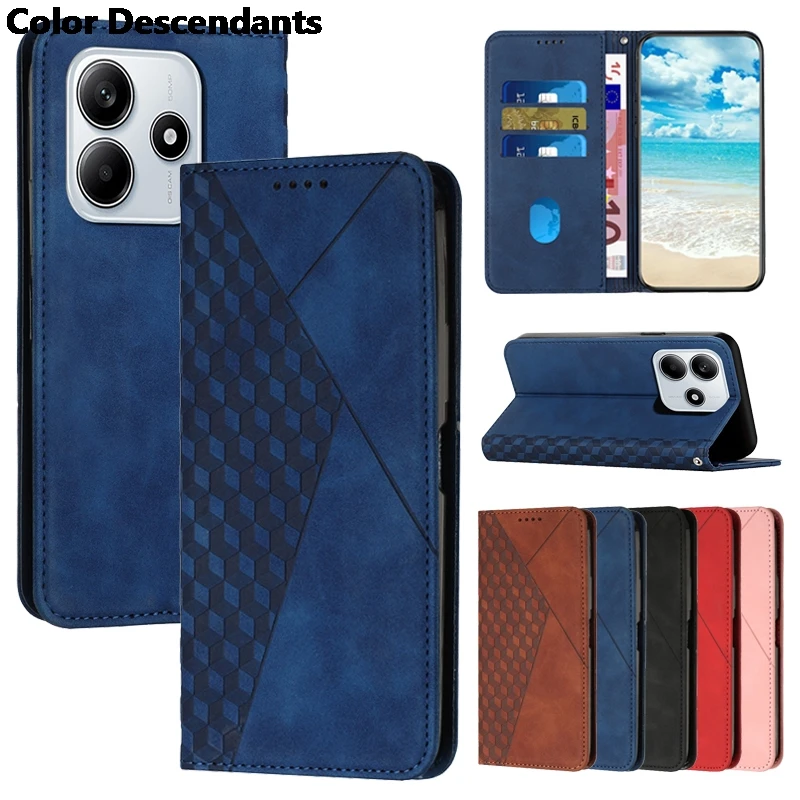 

For Xiaomi Redmi Note 14 Case Magnetic Flip Case on For Xiomi Redmi Note 14 Pro Cover Redmi Note14 Pro Plus Phone Cases Fundas