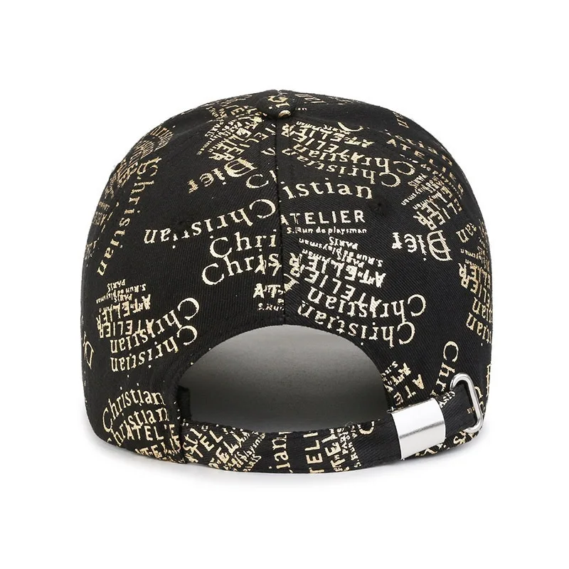 Unisex MY Letter Embroidery Snapback Baseball Caps Spring and Autumn Outdoor Adjustable Casual Hats Sunscreen Hat - view 3