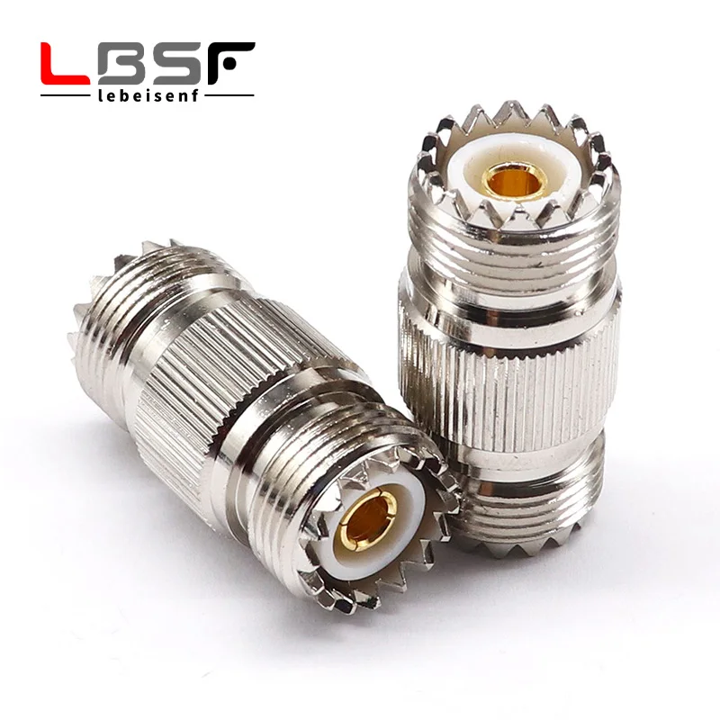 RF adapter SL16-KK UHF-KK M female straight-through head Female to female straight-through head All copper gold-plated needle