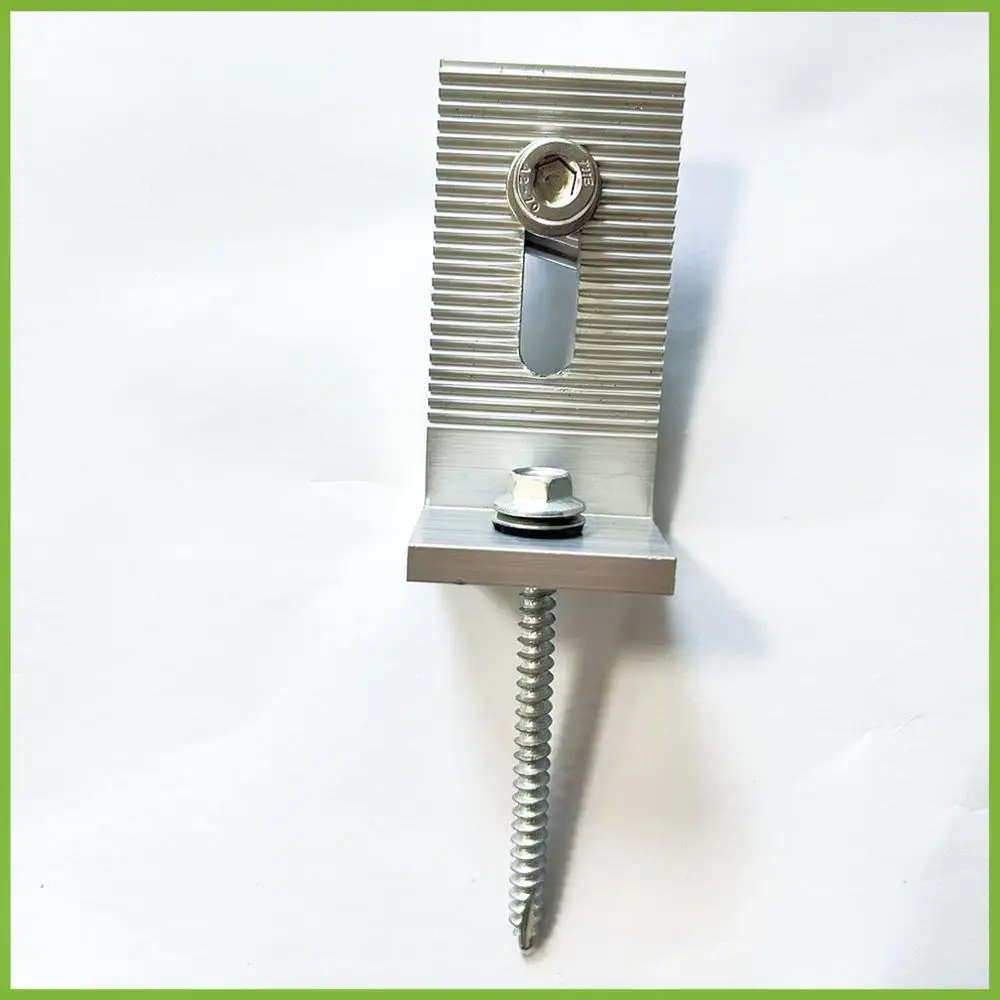 For For SUNTECH Photovoltaic Roof Mount Accessory Aluminum Alloy L Bracket Hardware Fastener Solar Rail System