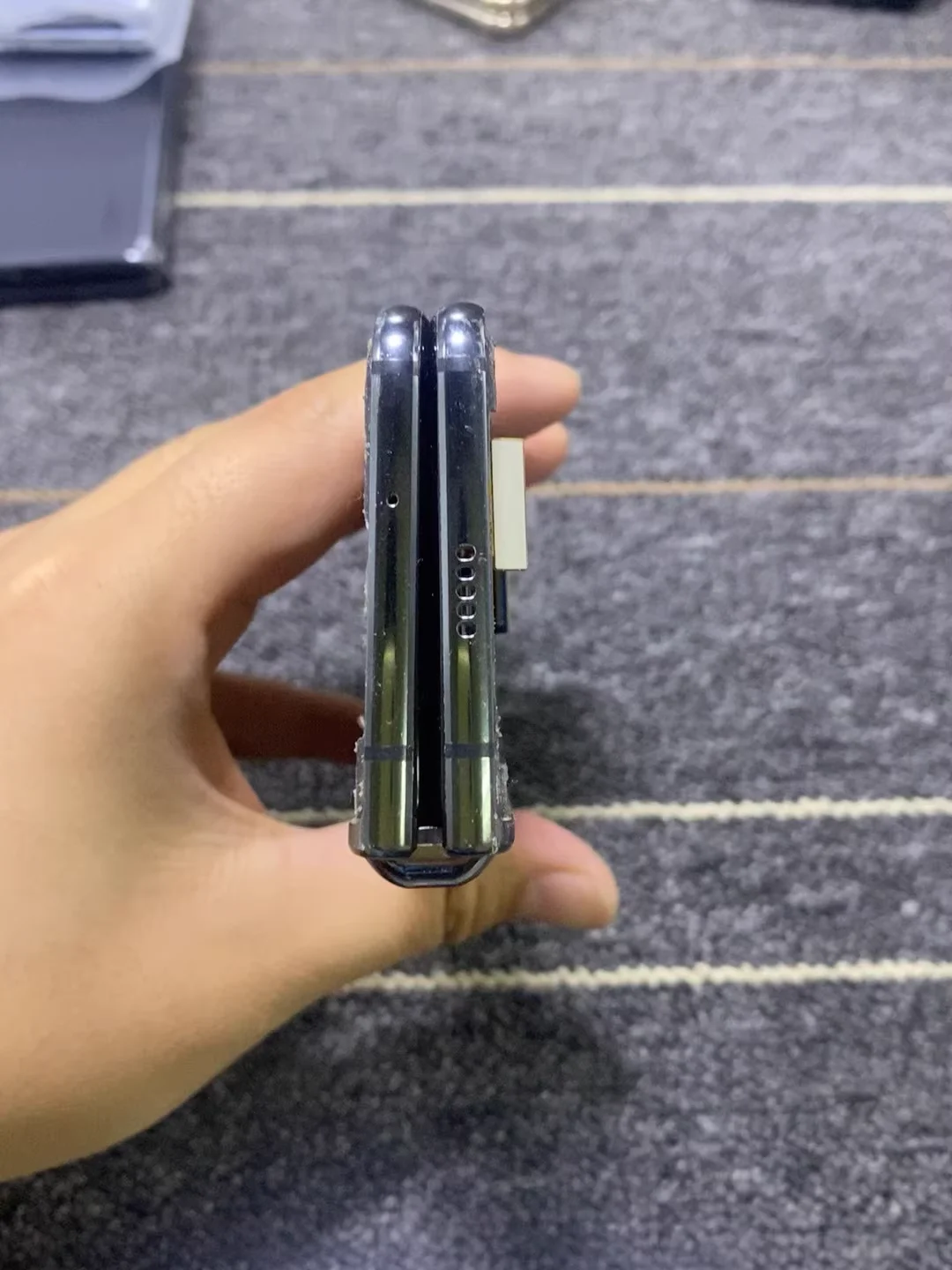 Middle Frame Housing With Hinge Rotating shaft Flex Cable Assembly Small Scratches for Samsung Fold 1 F900U F900F F900N F900