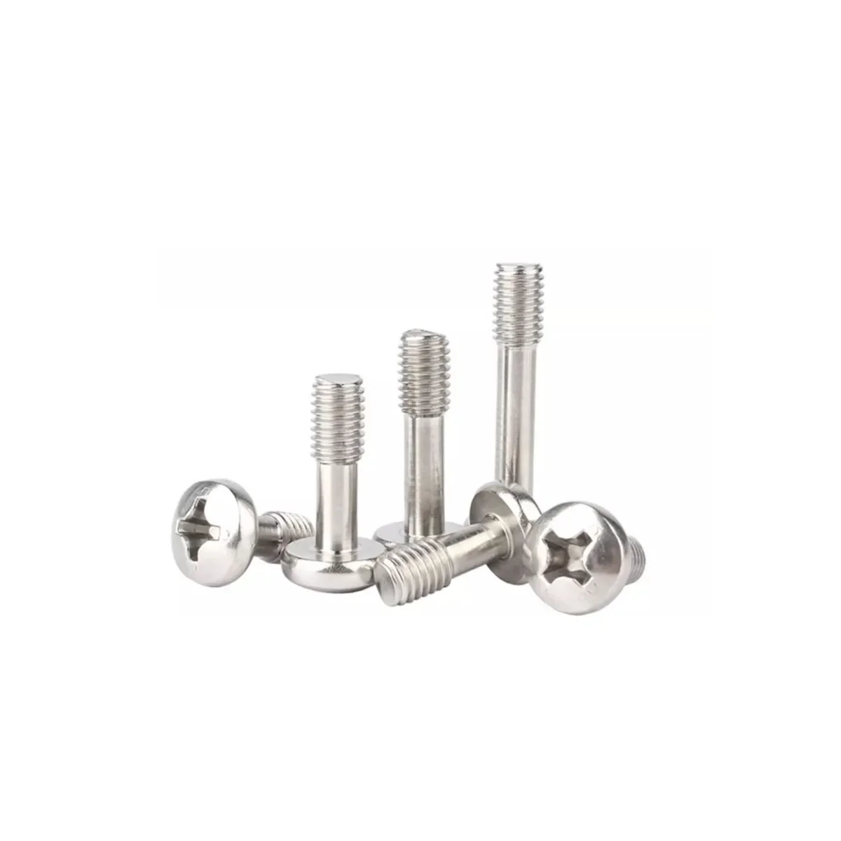 Vis à Tête Ronde Croisée en Acier Inoxydable 304, Accessoire Anti-desserrage et Anti-desserrage